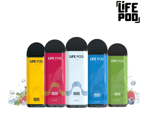 Refil Life Pod Eco 8000 Puffs