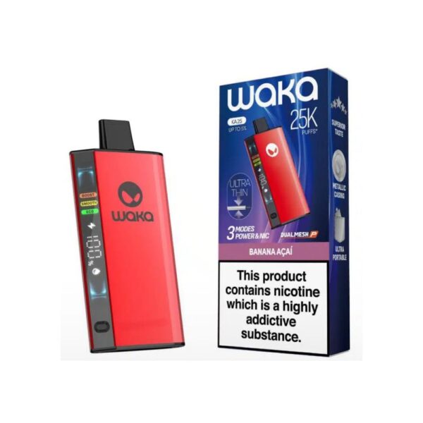 WAKA | KA25 25000 PUFFS | POD DESCARTÁVEL